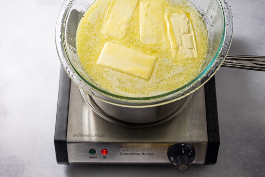 Melting butter